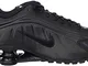 Nike Shox R4 (GS), Scarpe da Atletica Leggera Uomo, Nero (Black/Black/Black/White 000), 40...