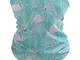 yunshenbuzhichu Blue Palm Tree Flamingo Face Mask Sciarpa Cover Dust Wind Neck Gaiter Band...