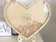 ZHONGXIN Guestbook Matrimonio Legno Cuore, Libro Ospiti per Matrimonio con Cornice in Legn...