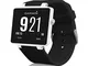 kwmobile Cinturino Compatibile con Garmin Vivoactive - in TPU Silicone - Fascetta ca. 14-2...