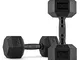 Capital Sports Hexbell Coppia Pesi Manubri Sollevamento Pesi Palestra Body Building (2 x 1...