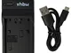 vhbw Caricabatterie Micro USB compatibile con camera batería Sony NP-FH100, NP-FH30, NP-FH...