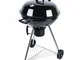 Alice's Garden Barbecue a carbonella Ø57cm - Georges smaltato Nero - Barbecue con aeratori...