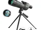 BNISE® 20-60x60 Cannocchiale telescopio, Monocolo Professionale, Lenti Ottiche Trattate FM...