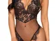 Aranmei Donne Biancheria Intima Del Pizzo Lingerie Babydoll，Sexy Body Da Donne Completi I...