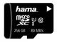 Hama microSDXC 256GB Class 10 UHS-I 80MB/s + Adapt, 00124171 (UHS-I 80MB/s + Adapt)