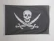 AZ FLAG Bandiera NAVALE Pirata Jack Rackham 45x30cm - Bandiera MARITIMA dei Pirati - Tesch...