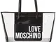 Love Moschino Jc4245pp0a, Borsa Tote Donna, Nero (Black Fabric), 48x32x12 cm (W x H x L)