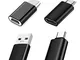 iZhuoKe Confezione da 4 Adattatore USB C, Adattatore Tipo-C a USB A, Adattatore USB C a Mi...