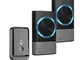 Dilusi Campanelli Wireless,Campanello Senza Fili Portatile Wireless Doorbell, 45 Suonerie,...