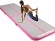 Z ZELUS Tappetino da Ginnastica Gonfiabile in PVC Air Track Pista Tumbling Materassino Ari...