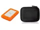 LaCie LAC9000633 Rugged MINI Hard Disk Esterno, 4 TB (2 x 2), Arancione/Grigio & Amazon Ba...