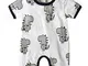 Abbigliamento Bambino Pigiama Neonato Maschio Vestiti Estivo Tutine Corti Pagliaccetti Bia...