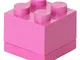 LEGO Lunch System Mini Box 4, Cassetta per Merenda, Pietanziera, Lunchbox, Rosa, RC4011173...