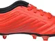 adidas Copa 20.4 FG J, Scarpe da Calcio Bambino, Active Red/Ftwr White/Core Black, 35 EU