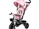 Kinderkraft Triciclo AVEO, Bici, Passeggino con Maniglione, Pieghevole, Accessori, per Bam...