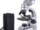 SHUAIGUO Binoculare LED Microscopio Biologico + 11 pc Accessori + Zaino Portatile di Alta...