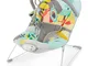 Kinderkraft Sdraietta Ultraleggero MILYFUN, Pieghevole, Melodie, Vibrazioni, Arco con Gioc...