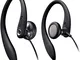 Philips SHS3300BK/10 Cuffie Auricolari con Stanghetta in Ear con Cavo (Suono Potente, Suon...