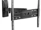Meliconi Slimstyle Plus 400 SR, supporto con braccio ultra sottile da parete per TV a sche...
