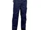 Cofra V181-0-02A.Z/4 - Pantaloni da lavoro"Rabat", colore: blu navy, taglia L