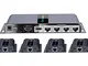 PremiumCord - Splitter HDMI 1-4 + extender su CAT6 / 6a / 7, Full HD, 3D