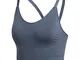 adidas Seamless Bra, Reggiseno Sportivo Donna, Legacy Blue, XL