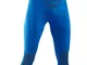 X-Bionic Energizer 4.0, Pantaloni Funzionali 3/4 Uomo, Teal Blue/Anthracite, XXL