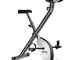 FITFIU Fitness BEST-200 - Cyclette pieghevole con disco d'inerzia da 8 kg, cardiofrequenzi...