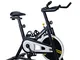 Mellerware - Cyclette Indoor Loopy! Track | Disco inerziale 16kg | Resistenza regolabile |...