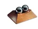 Set di palle antistress cinesi 2 sfere sonore in metallo con supporto in legno Wellness Re...