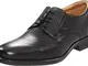 Geox U Federico V, Scarpe stringate derby Uomo, Nero, 43 EU