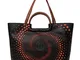 Desigual - Borsa da donna Bols_legacy Holbox, 17 x 30,5 x 37 cm, Nero (Nero (Nero)), 17x30...