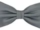 TigerTie - prebonded Papillon - grigio monocromatico Uni + box