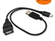 AuviPal - Cavo micro USB 2-in-1 (cavo OTG + cavo di alimentazione USB della TV), confezion...