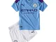 PUMA 2019-2020 Manchester City Home Little Boys Mini Kit