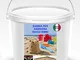 Sabbia per Bambini 25 kg. In pratico secchio Colore Bianco Caraibico Ideale Anche per ACQU...