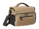 Amazon Basics - Borsa a tracolla vintage per fotocamera, tela cerata in stile vintage, mar...