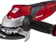 Einhell 4430885 Te-Ag 125/750 Kit Smerigliatrice Angolare, Nero Rosso Argento