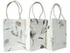 Eco Bags Borse Regalo Realizzato a Mano Dimensione Piccola Bougainvillea, Iris e Foglie -...