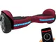 Twodots Hoverboard UL 2272 Glyboard PRO Red, Red, 63x24x23