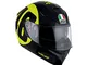 AGV Casco Moto Integrale K-3 Sv E2205 Top Plk, Bollo 46 Nero/Giallo, Taglia S