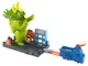 Hot Wheels City Playset Pista Attacco del Triceratopo con Lanciatore e Macchinina, Giocatt...