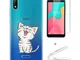 HYMY Cover per Wiko Y60 + Pellicola Protettiva - Morbida Trasparente Silicone Bumper Case...