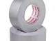 Packatape Tessy Band, 50 mm x 50 m, Extra Forte, Argento, 2 pezzi