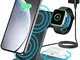 Maxesla 4 in 1 Caricatore Wireless iphone, Stazione di Ricarica Wireless Compatibile con i...