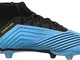 adidas Predator 19.1 Fg, Scarpe da Calcio Bambino, Turchese (Bright Cyan/Core Black/Solar...