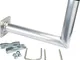 SCHWAIGER 5163 Supporto per balcone Antenna satellitare parabola SAT Supporto a parete con...