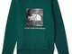 The North Face Felpa Girocollo Ragazzi Box Drew Peak Verde Taglia L cod 37FY-N3P