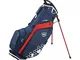 Wilson Staff Feather Golf Stand Bag, WGB5705NA Sacca da Golf, Supporto Integrato, Blu/Ross...